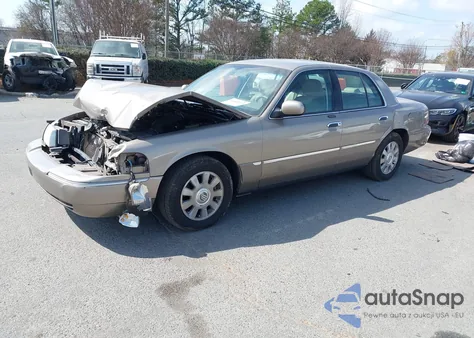 2003 Mercury Grand Marquis Ls из США, поврежденный, VIN 2MEFM75W33X641359